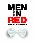 Men in Red Toastmasters